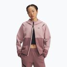 Women's sweatshirt Under Armour Unstoppable Fleece HZ tourmaline pink/maroon mist/black