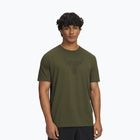 Men's training T-shirt Under Armour Project Rock Payoff Graphic expedition green/black