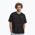 Men's training T-shirt Under Armour HTW Athletic Dept AOP black/white