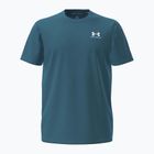 Men's T-shirt Under Armour Logo Emb Heavyweight boundless blue/white