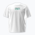 Men's training T-shirt Under Armour Heavyweight Sports white/midnight navy