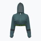 Women's sweatshirt Under Armour HeatGear Mesh FZ rack green/hyper green