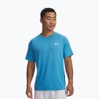 Men's training T-shirt Under Armour Tech 2.0 ether blue/white