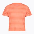 Women's running top Under Armour Velociti electric tangerine/black/green mode