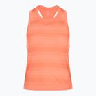 Women's running top Under Armour Velociti Singlet electric tangerine/black/green mode