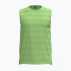 Men's running top Under Armour Velociti Tank lumos lime/white