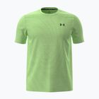 Men's training T-shirt Under Armour Vanish Seamless Novelty lumos lime/black