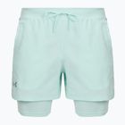 Men's running shorts Under Armour Launch 5" 2IN1 refresh mint/castlerock