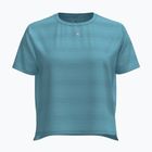 Women's running top Under Armour Velociti blue haze/black/metallic silver