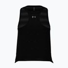 Women's running top Under Armour Velociti Singlet black/black/metallic silver