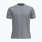 Men's training T-shirt Under Armour Tech Taping mod gray/black/lumos lime