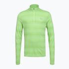 Men's running sweatshirt Under Armour Velociti 1/4 Zip lumos lime/white