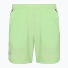 Men's running shorts Under Armour Launch 7" lumos lime/white
