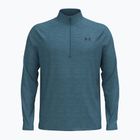 Men's longsleeve Under Armour Tech Textured 1/2 Zip boundless blue/black
