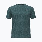 Men's training T-shirt Under Armour Tech Tee Pixelate rack green/black