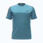 Men's training T-shirt Under Armour Tech Utility blue haze/black