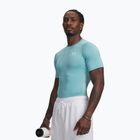 Men's training T-shirt Under Armour HG Armour Comp blue haze/white