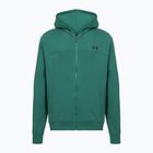 Men's sweatshirt Under Armour Rival LW FZ rack green/black