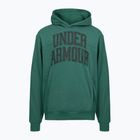 Men's sweatshirt Under Armour Rival LW Graphic Hoodie rack green/black
