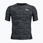 Men's training T-shirt Under Armour HG Printed black/castlerock/white
