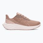Women's running shoes Under Armour Ascend BL deep almond/apex pink/deep almond