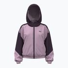 Children's jacket Under Armour G Icon Woven Full Zip purple echo/mauve pink/black