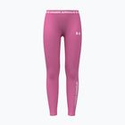 Children's leggings Under Armour HeatGear Branded Leggings pink frenzy/white