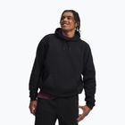 Men's sweatshirt Under Armour Icon Heavyweight Terry Hoodie ultimate black/ultimate black