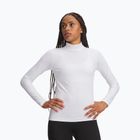 Women's training longsleeve Under Armour ColdGear Mock LS white/halo gray