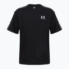 Men's T-shirt Under Armour Icon HWT Tee Taped SS ultimate black/white