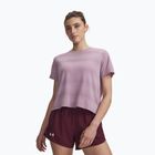 Women's running shirt Under Armour Velociti SS mauve pink/reflective