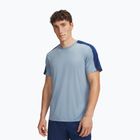 Men's running shirt Under Armour Velociti Reflect blue wind/blackout navy/reflective
