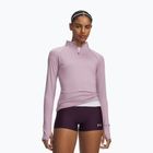Women's running sweatshirt Under Armour Velociti Half Zip mauve pink/reflective