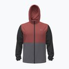 Men's running jacket Under Armour Velociti Hooded Jacket ultimate black/heritage red/reflective