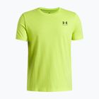 Children's T-shirt Under Armour Sportstyle Left Chest green citrine/black