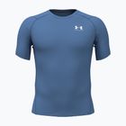 Men's training shirt Under Armour HG Armour Comp aegean blue/white
