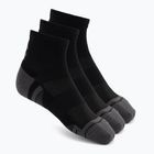 Socks Under Armour Perf Tech Qtr 3 pack ultimate black/ultimate black/jet gray