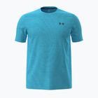 Men's training shirt Under Armour Vanish Seamless Novelty SS fresco blue/ultimate black