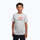 Children's T-shirt New Balance Jersey Stacked Logo Tee athletic grey heather