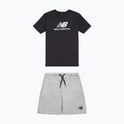 Children's set New Balance Stacked Logo Tee & FT Short nb caviar