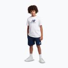 Children's set New Balance Stacked Logo Tee & FT Short nb bright white