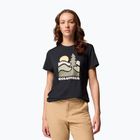 Women's trekking T-shirt Columbia Ruby Springs Graphic Fitted black/get hiked