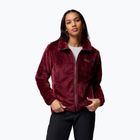Women's sweatshirt Columbia Fire Side II Sherpa Full Zip rich wine