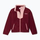 Children's fleece sweatshirt Columbia Sequoia Grove Full Zip Fleece rich wine/eraser pink