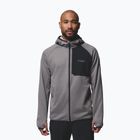 Men's sweatshirt Columbia Triple Canyon Grid Fleece Hooded Full Zip II city grey/black