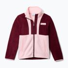 Men's sweatshirt Columbia Back Bowl II Full Zip rich wine/satin pink