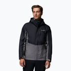 Men's rain jacket Columbia Pouring Adventure III black/city grey