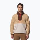 Men's sweatshirt Columbia Sequoia Grove Half Zip Fleece canoe/dark stone/tobacco