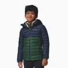 Children's jacket Columbia Powder Lite II Hooded rain forest/collegiate navy
