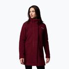 Women's long fleece jacket Columbia Panorama Long rich wine
